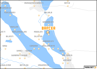 map of Barcea