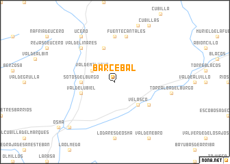 map of Barcebal