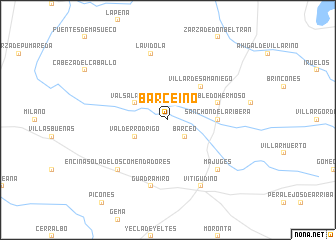 map of Barceino