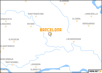 map of Barcelona