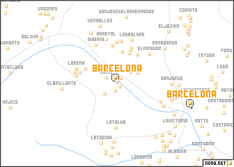 map of Barcelona