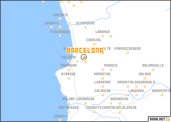 map of Barcelona