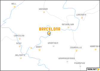 map of Barcelona