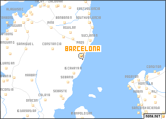 map of Barcelona