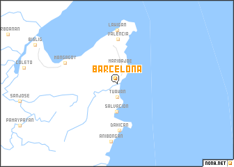 map of Barcelona