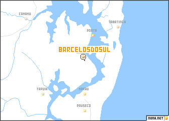 map of Barcelos do Sul