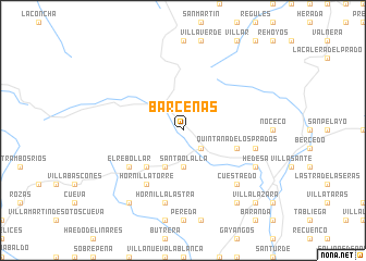 map of Bárcenas