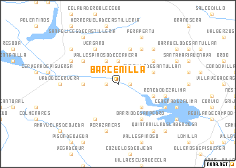 map of Barcenilla