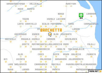 map of Barchetta