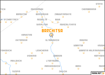 map of Barchitsa