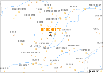 map of Bar Chitta