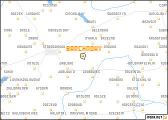 map of Barchnowy