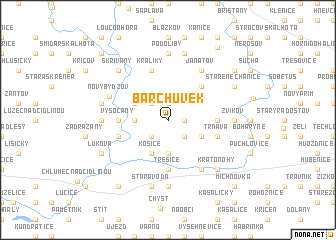 map of Barchŭvek