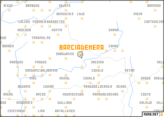 map of Barciademera