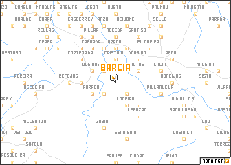 map of Barcia