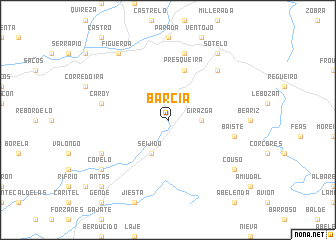 map of Barcia