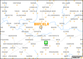 map of Barciela