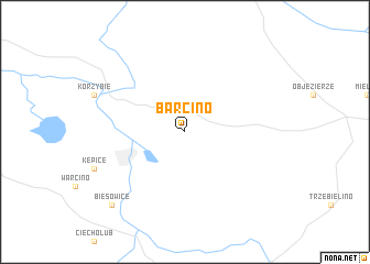 map of Barcino