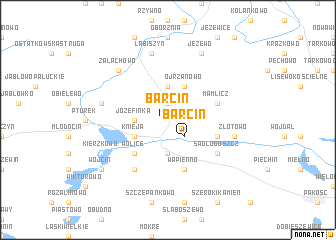 map of Barcin