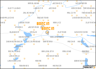 map of Barcin