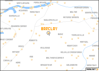 map of Barclay