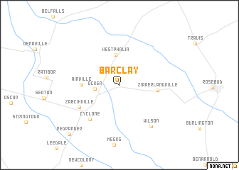 map of Barclay