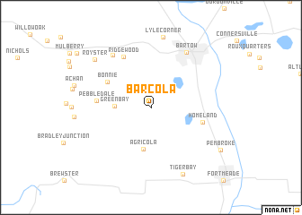 map of Barcola