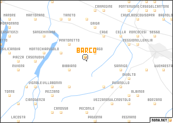 map of Barco