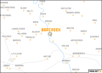 map of Barcreek