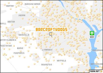 map of Barcroft Woods