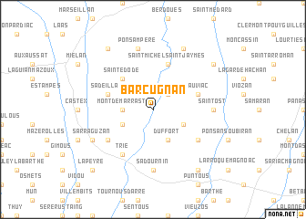 map of Barcugnan