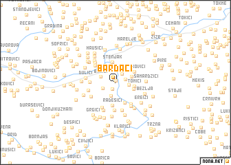 map of Bardaci