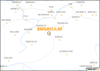 map of Bardakçılar