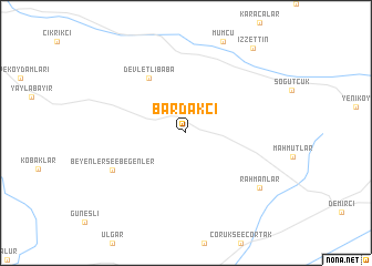 map of Bardakçı