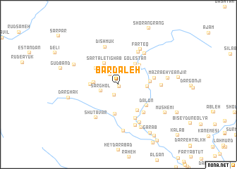 map of Bardaleh