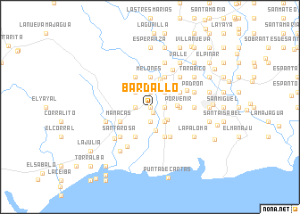 map of Bardallo