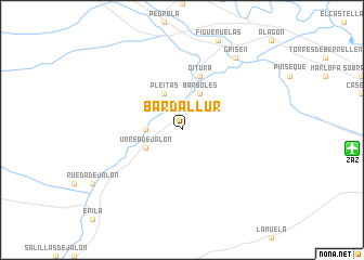 map of Bardallur