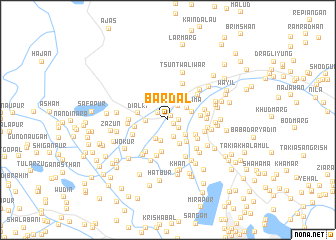 map of Bardal