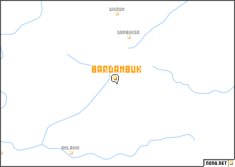 map of Bar Dāmbuk