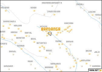 map of Bardānga