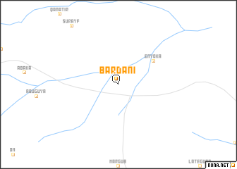 map of Bardānī