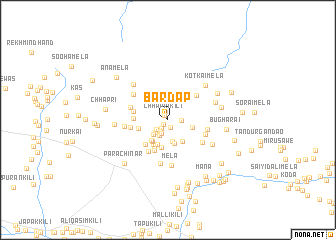 map of Bar Dap