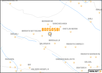 map of Bard Asbī