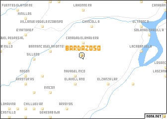 map of Bardazoso