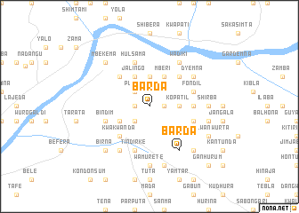 map of Barda