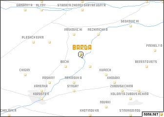 map of Barda