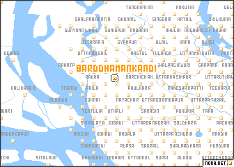 map of Barddhamān Kāndi
