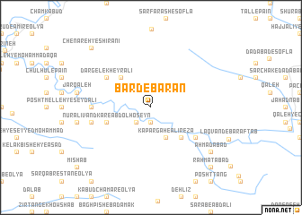 map of Bard-e Barān