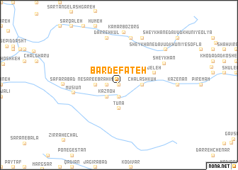 map of Bard-e Fāteḩ