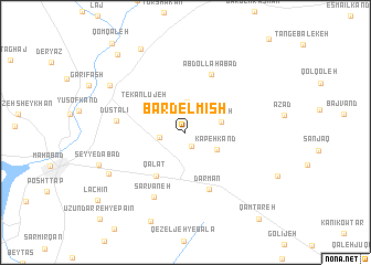 map of Bardel Mīsh